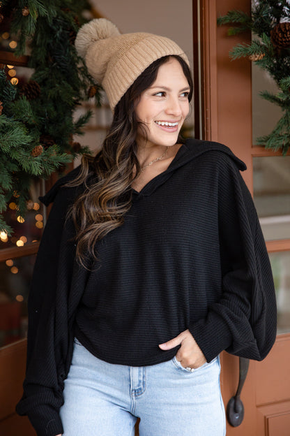 Alpine Comfort Soft Corded Knit Top