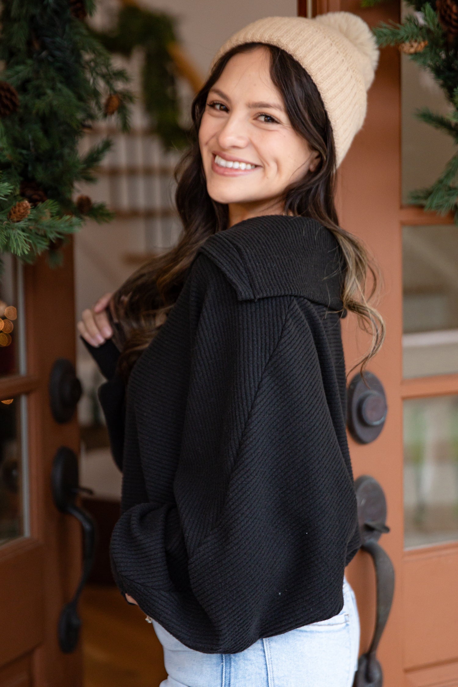 Alpine Comfort Soft Corded Knit Top