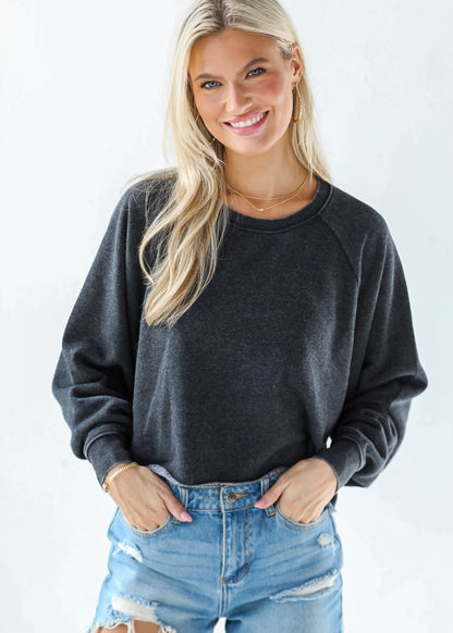 Coveted Ease Cropped Pullover