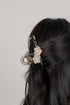 Shining Sweetheart Black Floral Claw Hair Clip