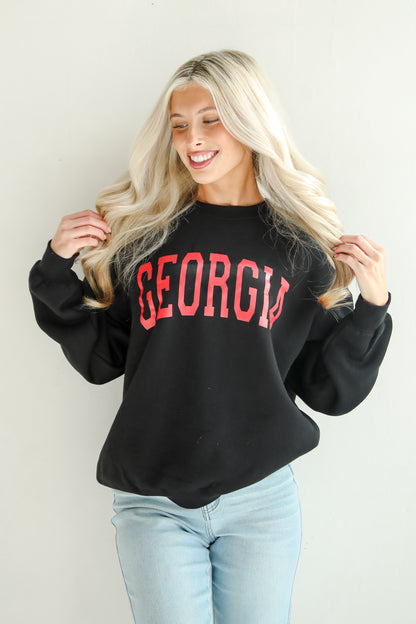 Black Georgia Sweatshirt