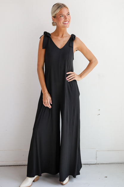 Stylish Decision Black Wide Leg Jumpsuit