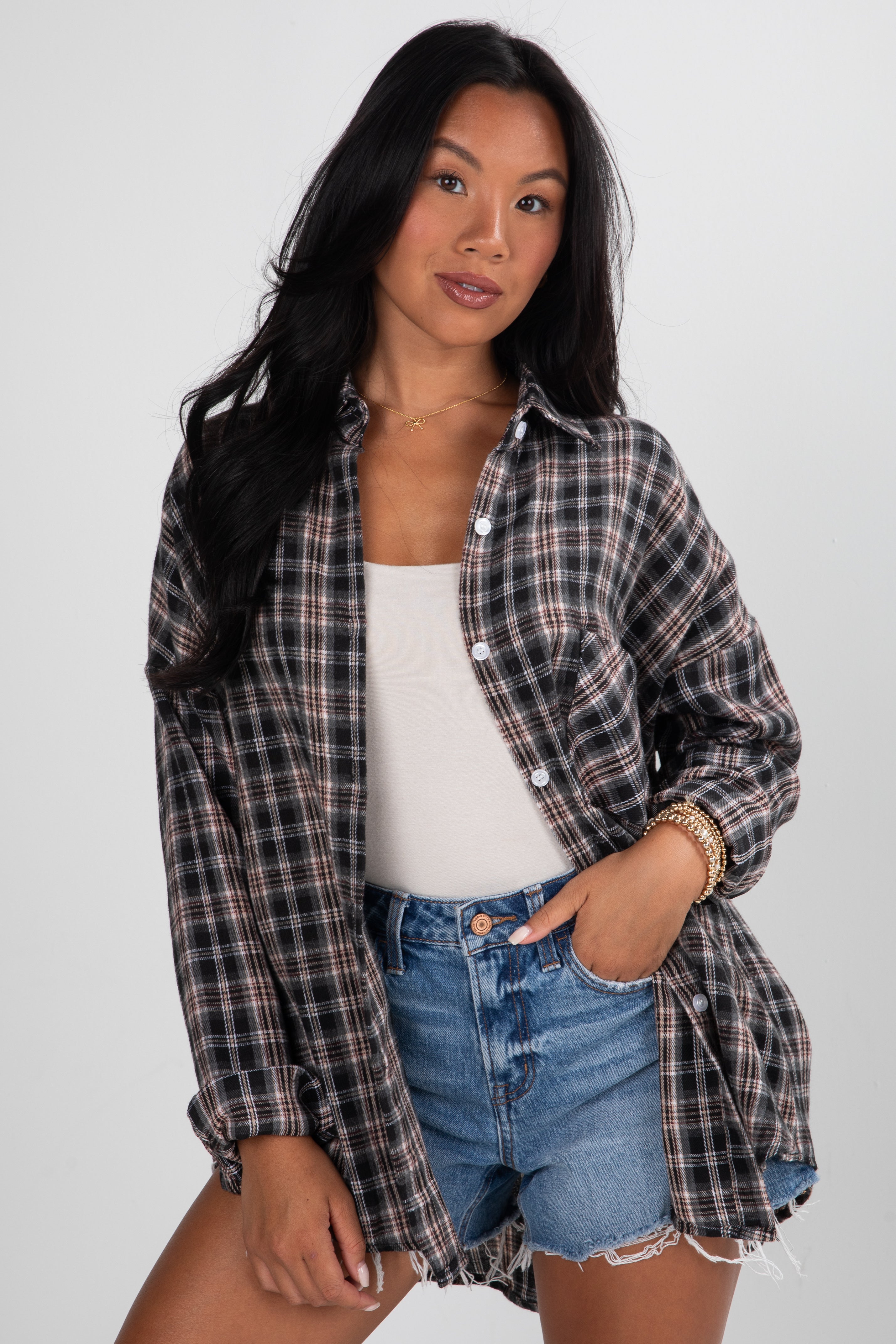 FINAL SALE - Trendsetting Aspect Plaid Flannel