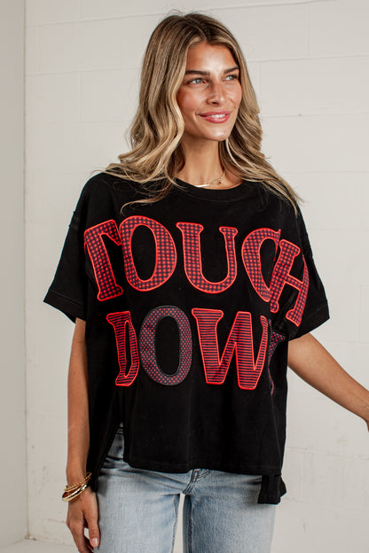 Touchdown Moment Black Graphic Tee