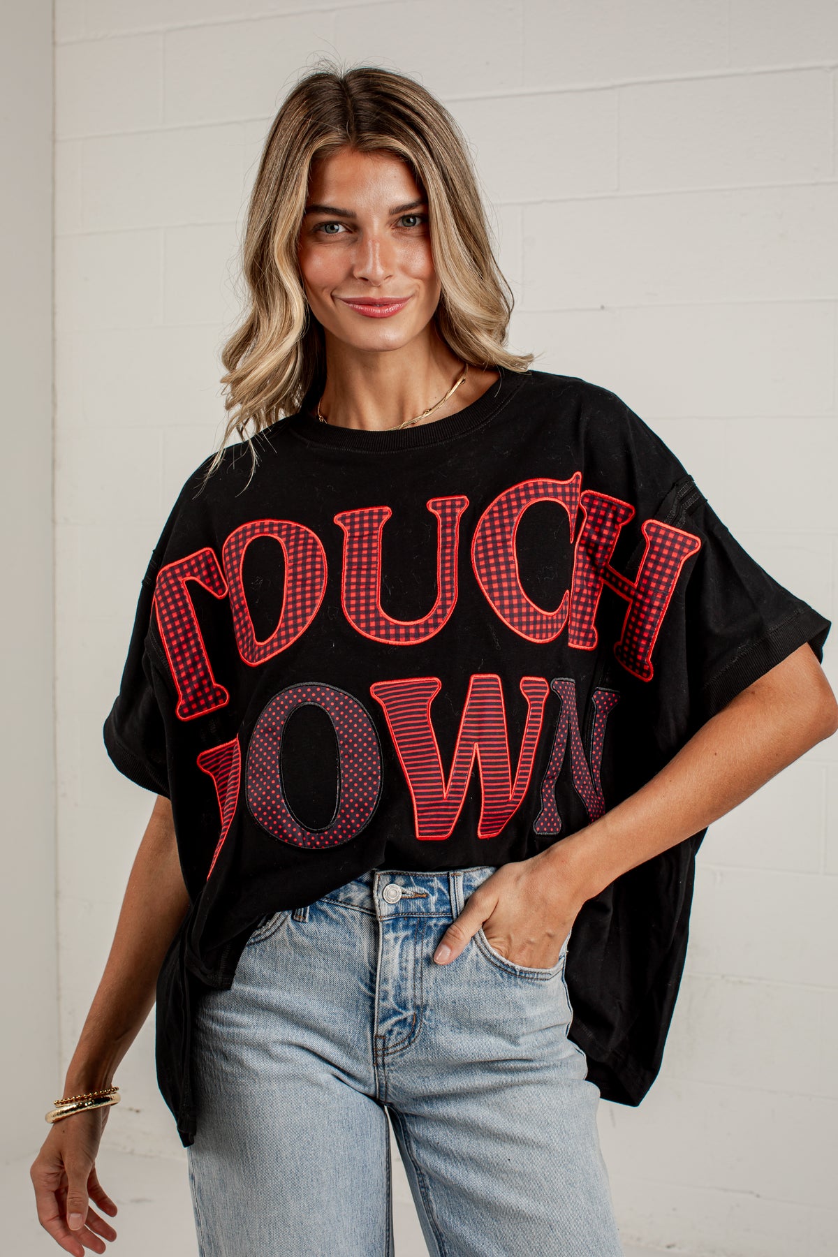 Touchdown Moment Black Graphic Tee