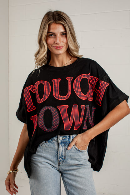 Touchdown Moment Black Graphic Tee