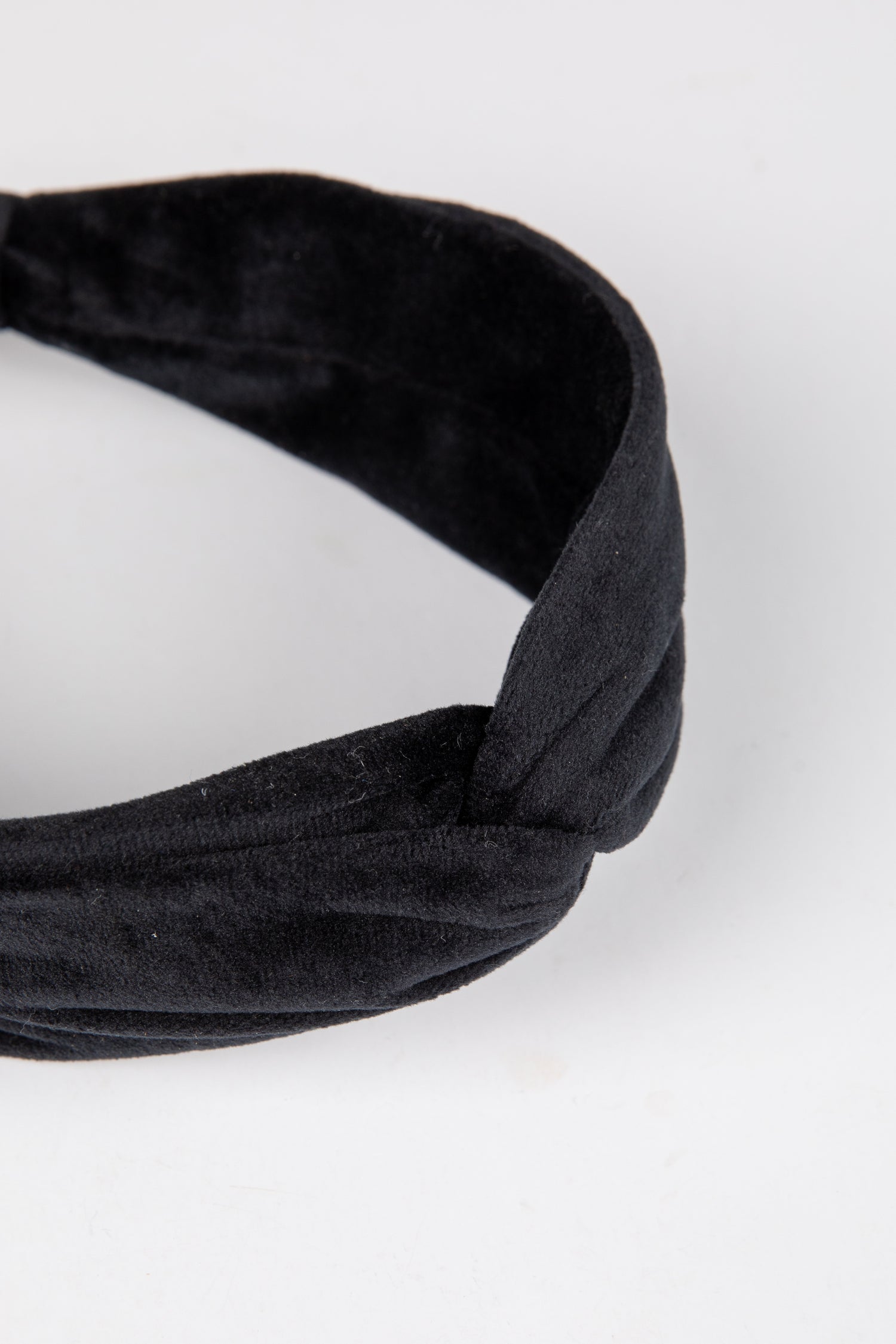 black velvet headband