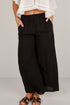 Better Times Black Wide Leg Pants