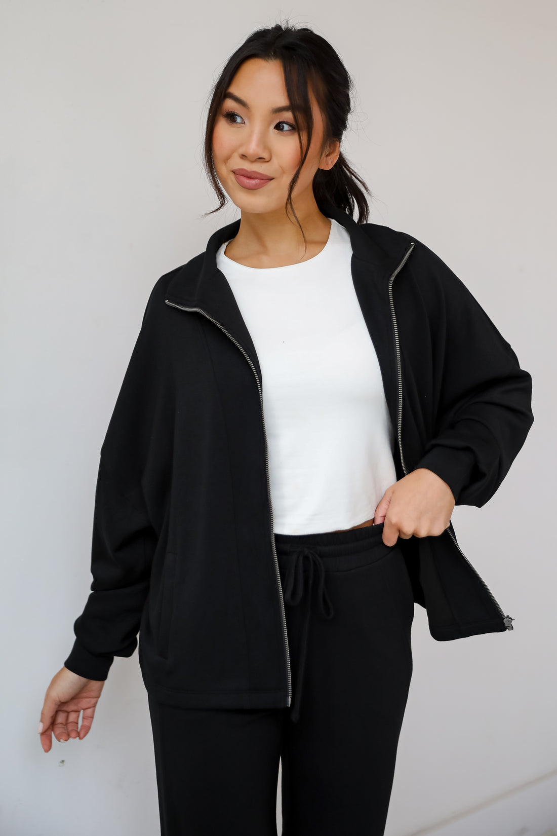 Essential Comfort Zip-Up Jacket