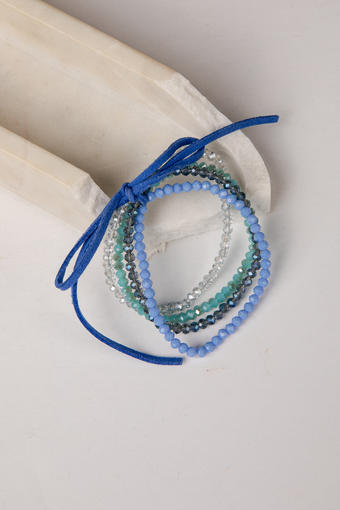 Maeve Blue Beaded Bracelet Set