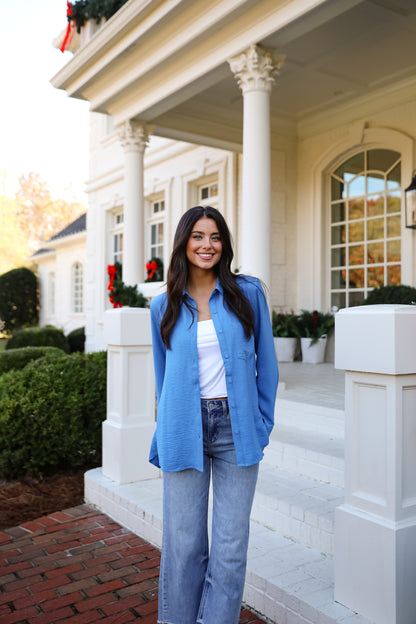 Perfected Sophistication Button-Up Blouse