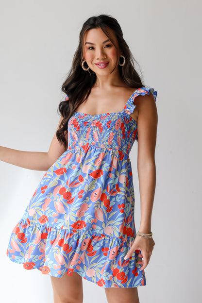 Sweet Breeze Blue Mini Dress