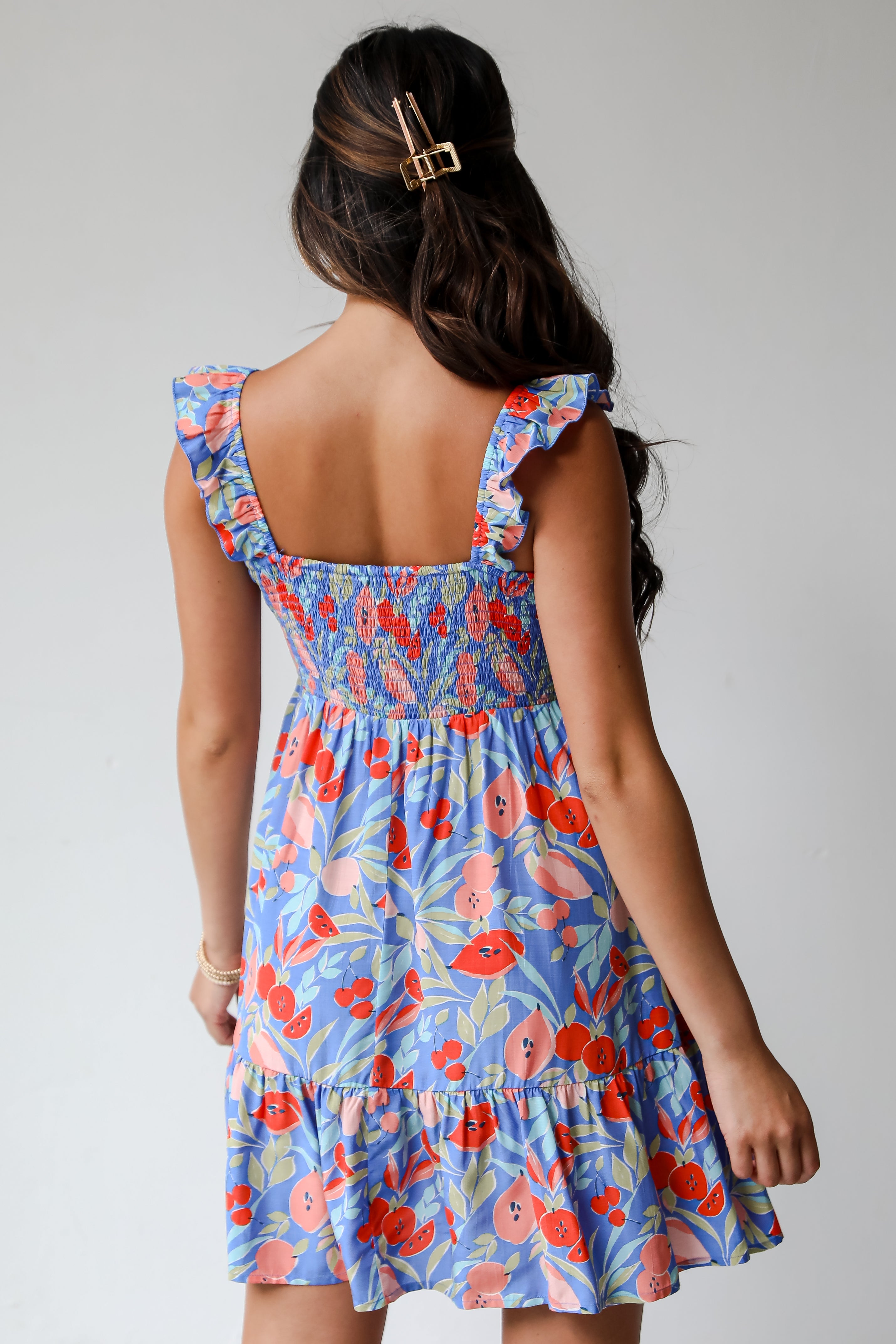 Sweet Breeze Blue Mini Dress