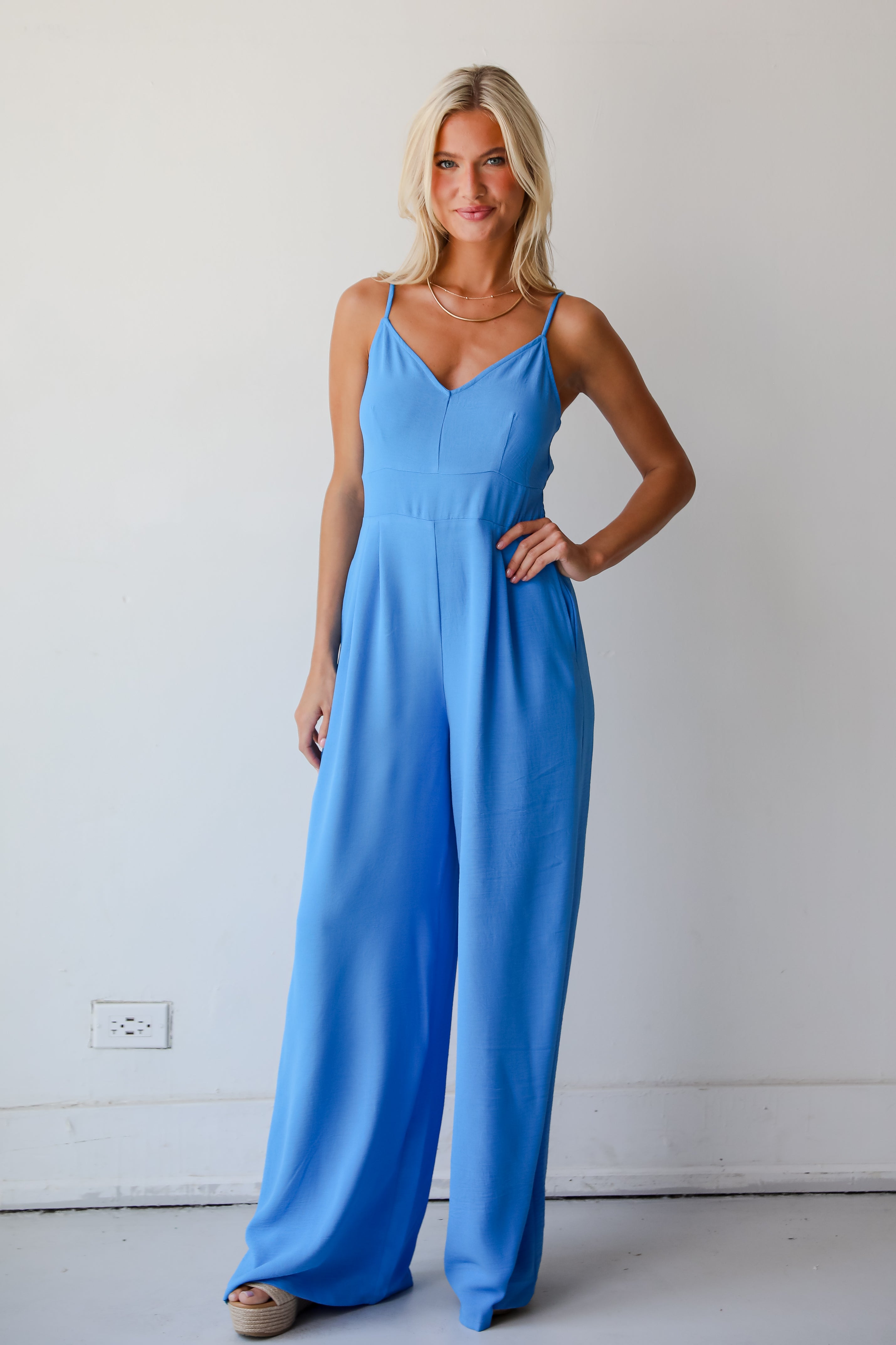 Cheerful Sweetie Blue Jumpsuit