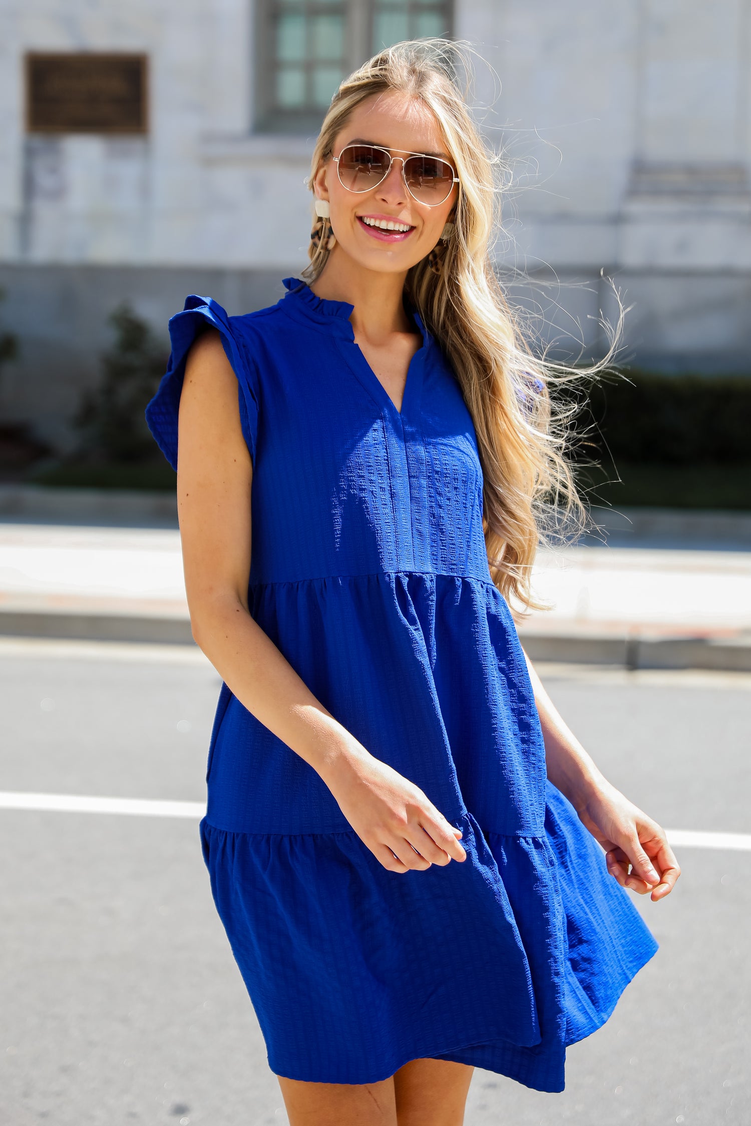 blue dresses