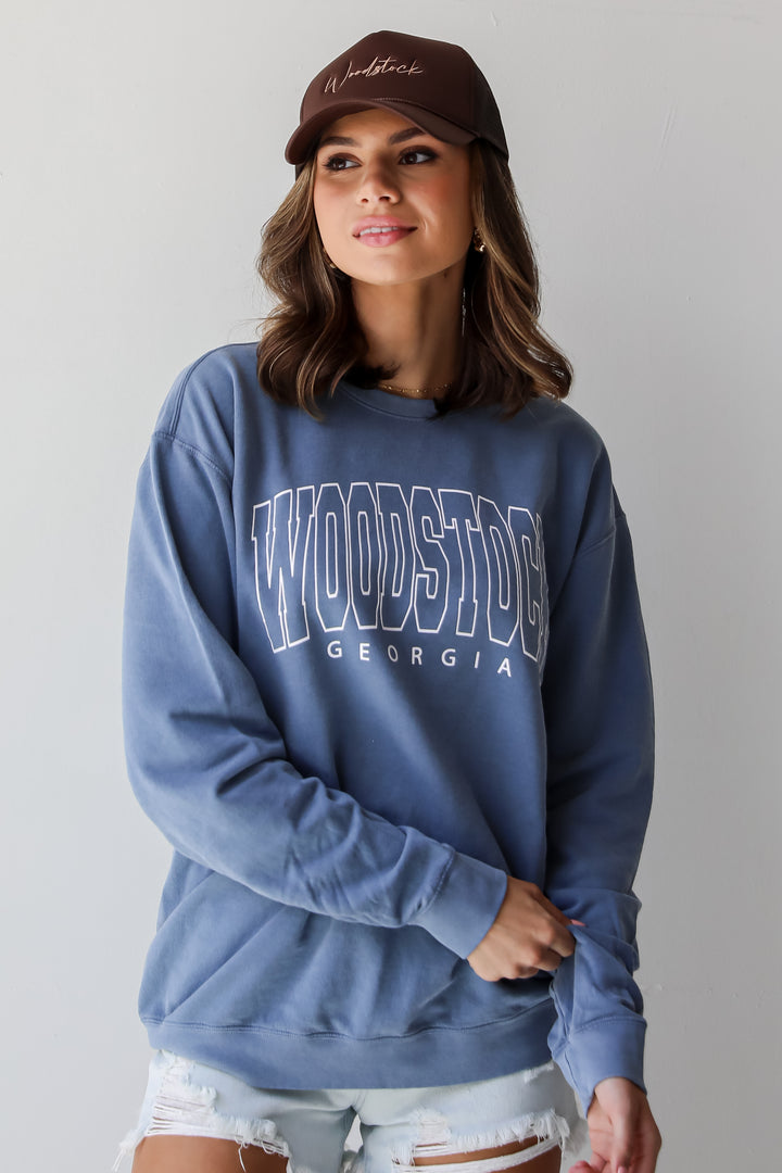 Denim Woodstock Georgia Sweatshirt