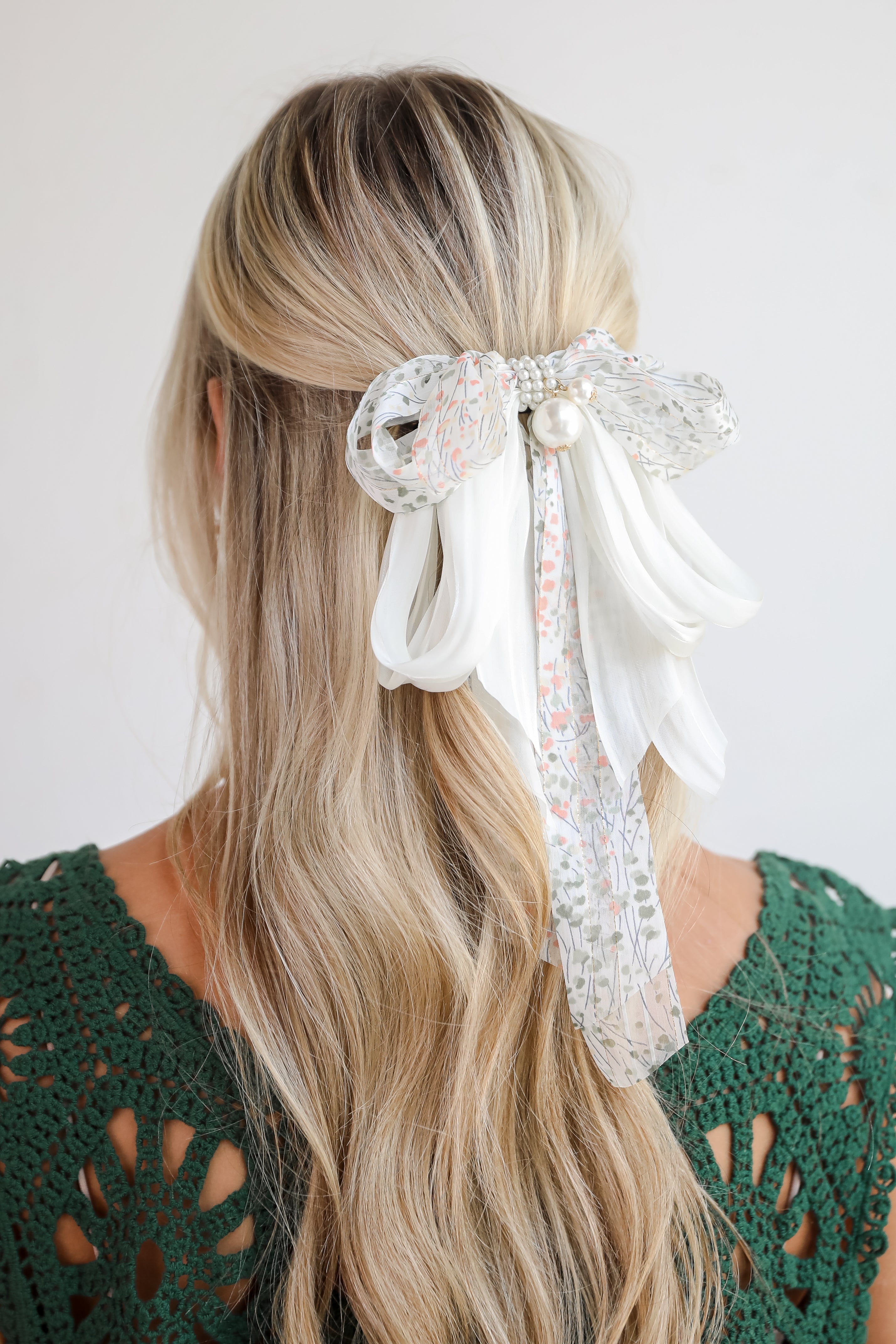 Glowing Personality Floral Bow Hair Clip