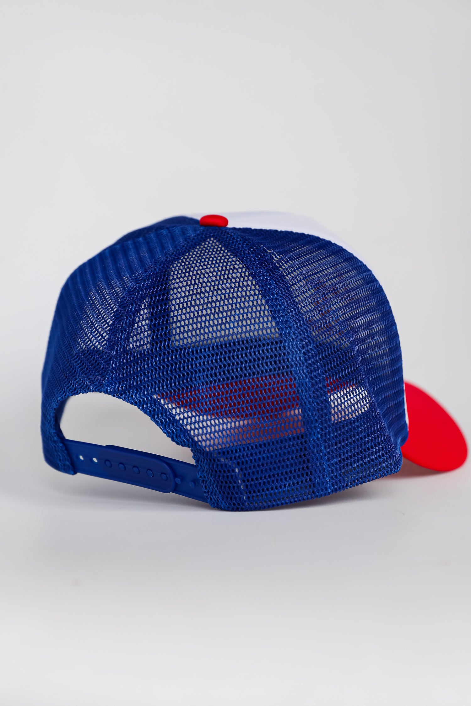 Red/Blue Atlanta Trucker Hat