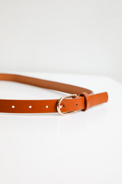 Chic Achievement Cognac Belt