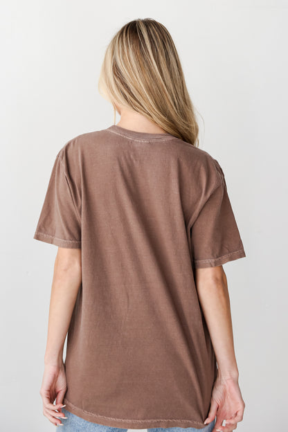 Brown Charleston South Carolina Tee back view