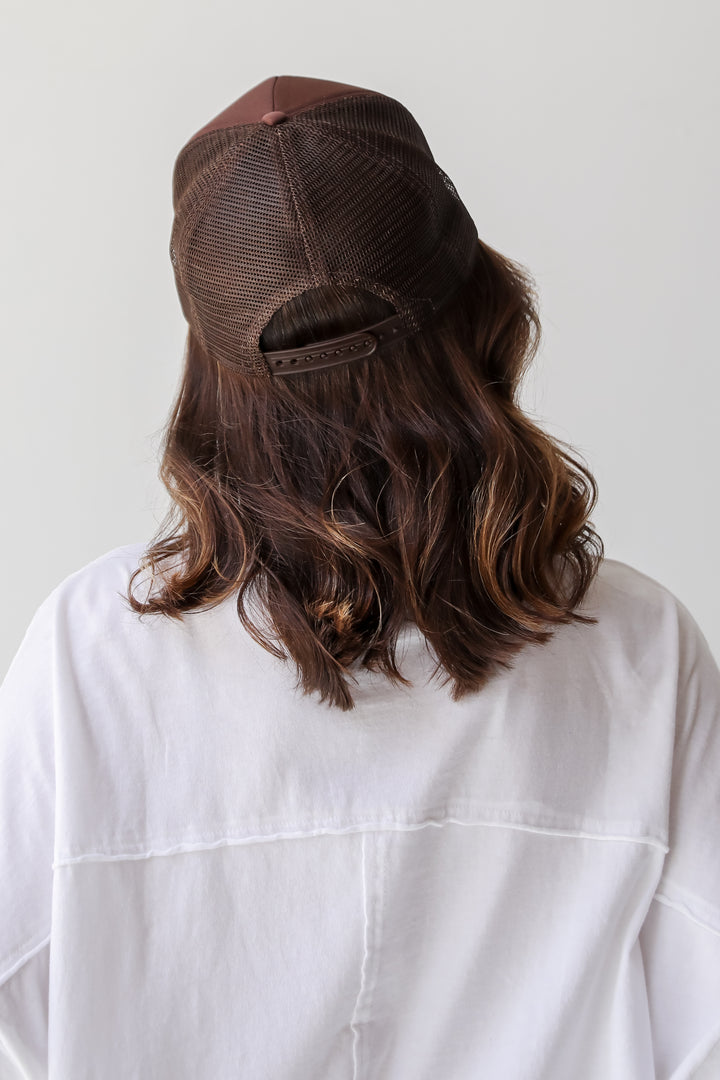 Brown Savannah Trucker Hat