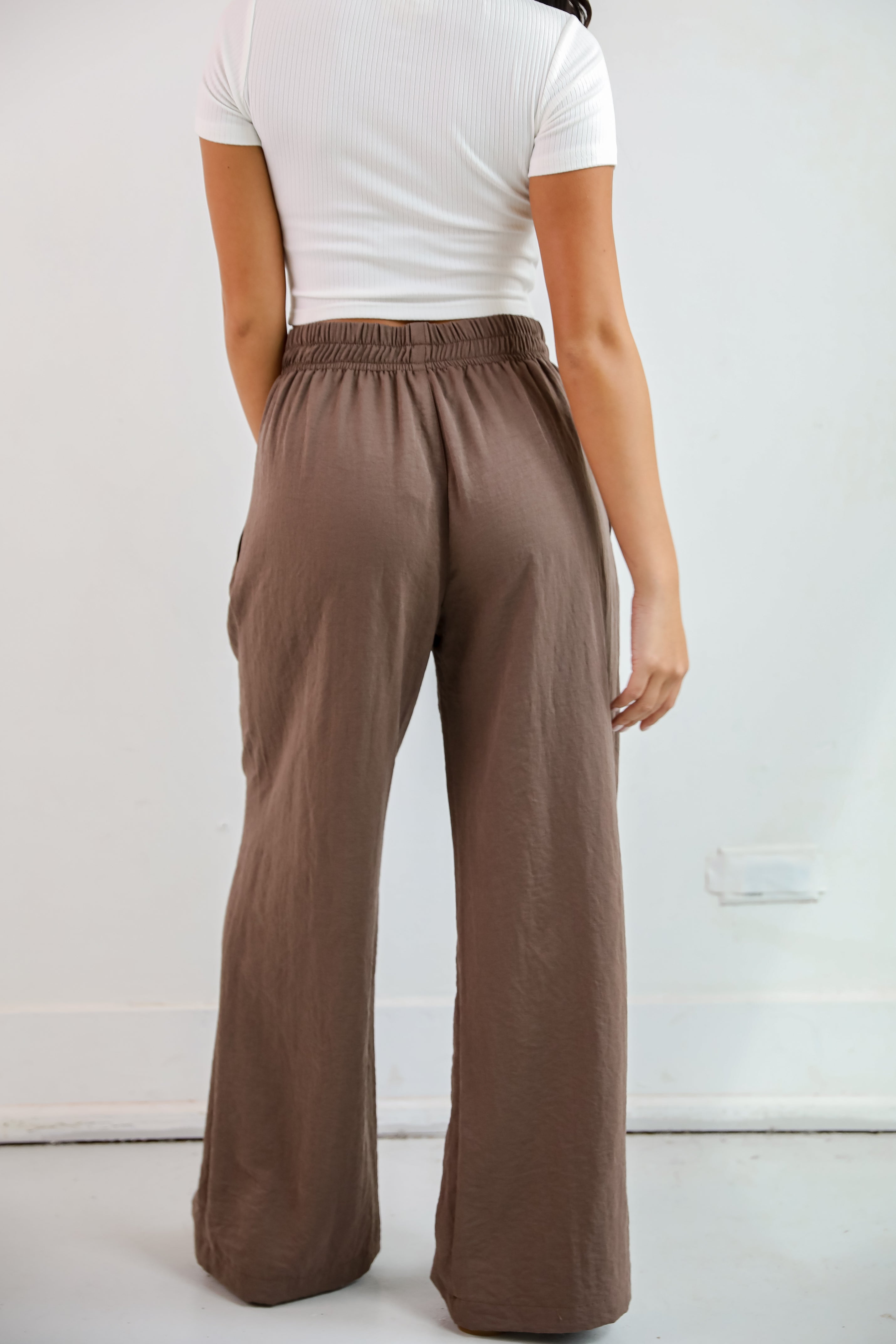 Chic Splendor Brown Trouser Pants