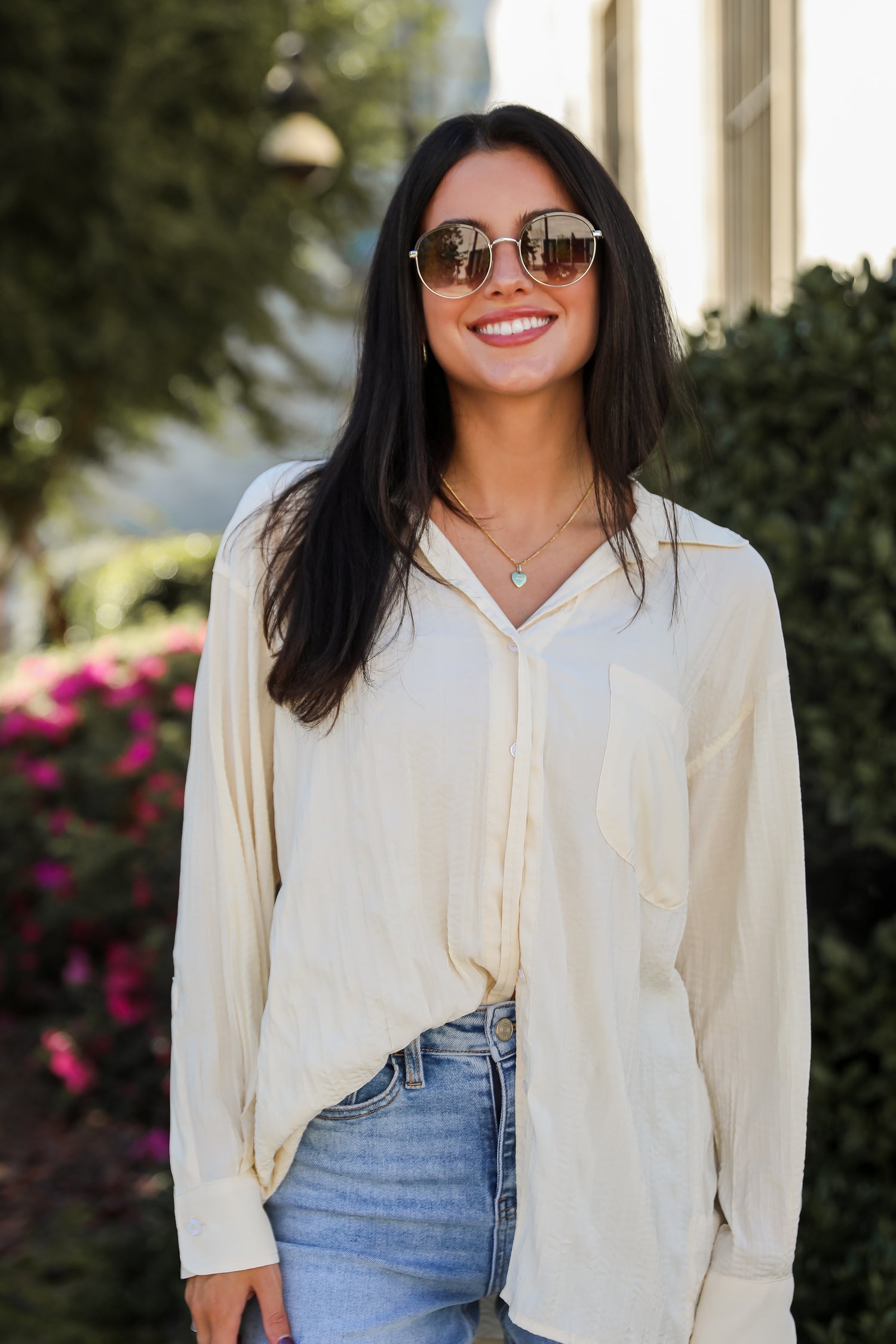 Obviously Perfect Button-Up Blouse