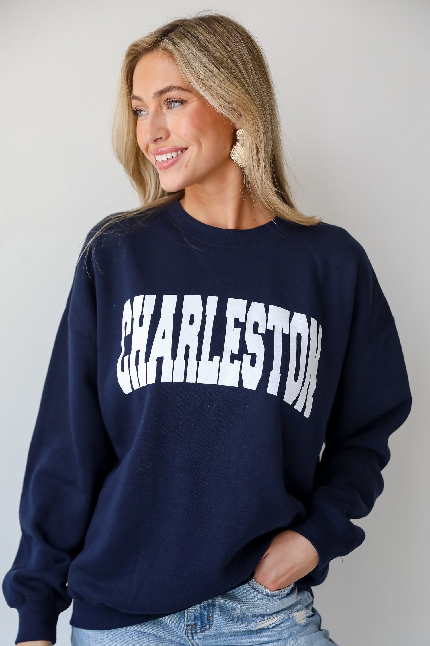 Navy Charleston Sweatshirt