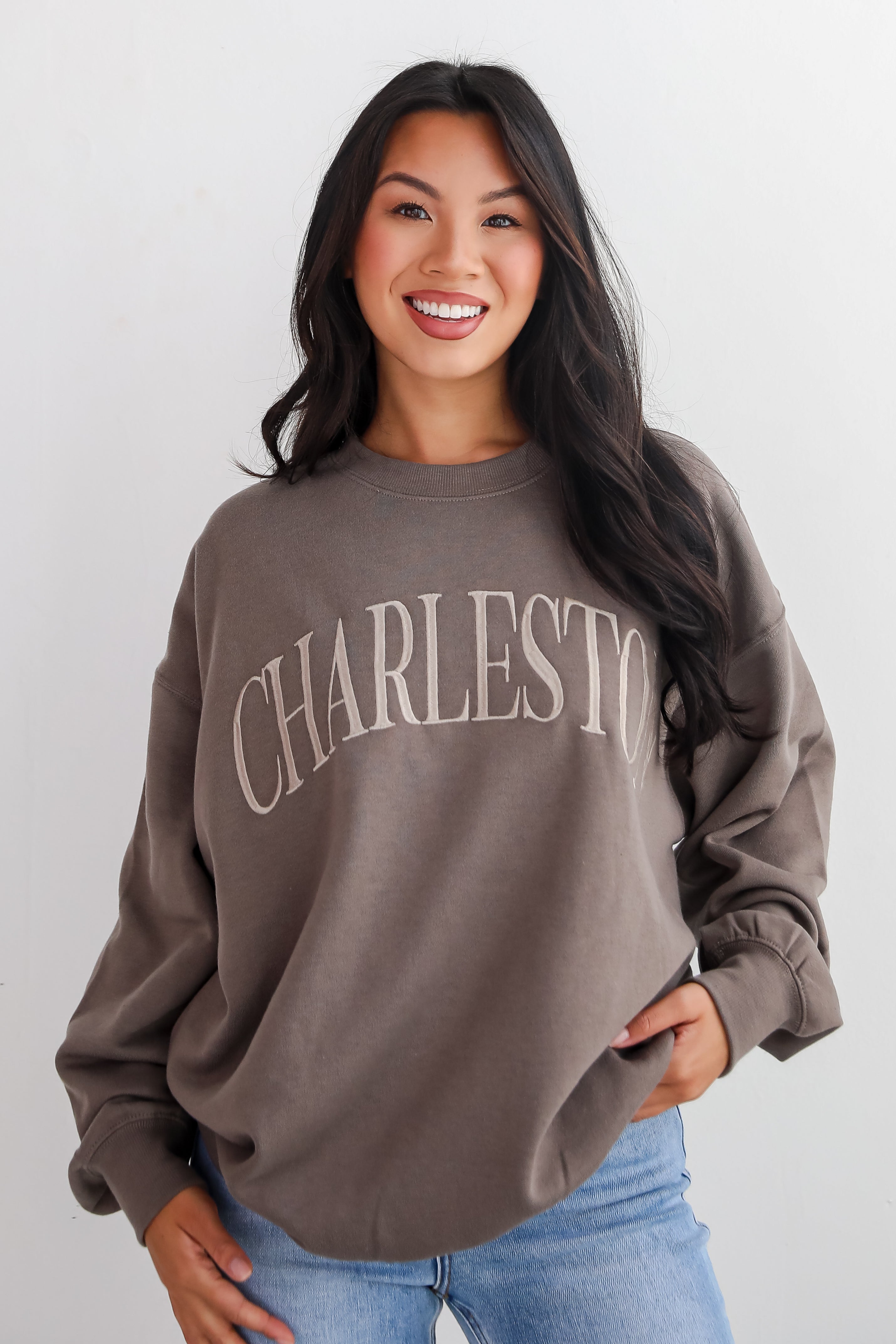 Charleston Embroidered Sweatshirt