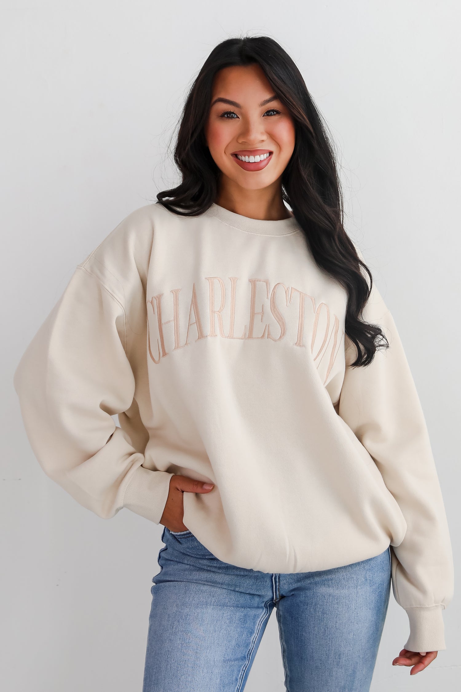 Charleston Embroidered Sweatshirt