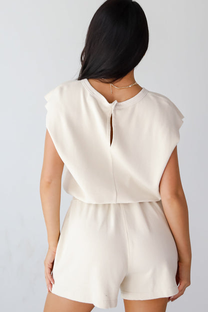 Moments Of Leisure Cream Romper