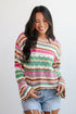 Adorable Disposition Multi Crochet Knit Top