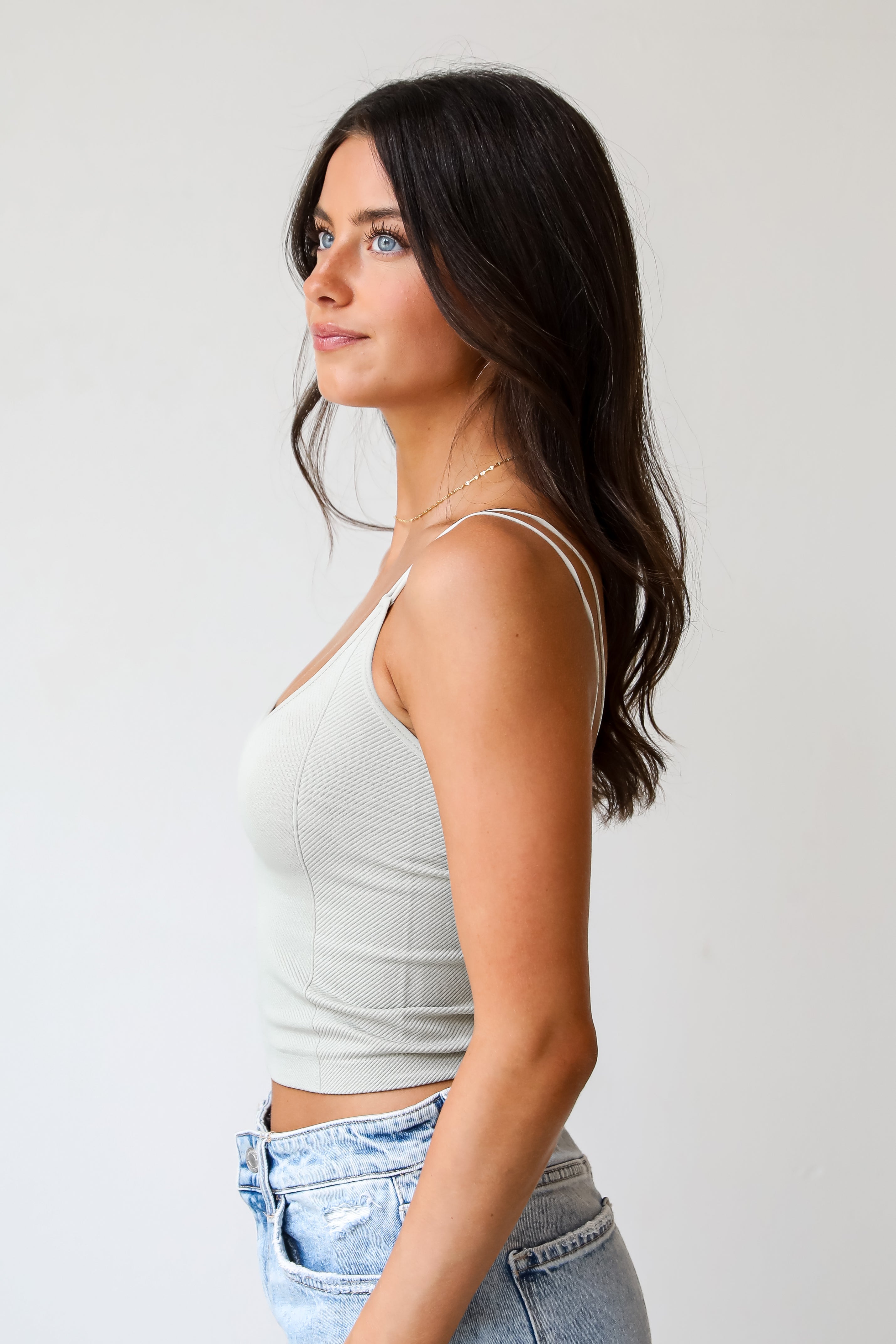 Fresh Take Seamless Cropped Cami Tank