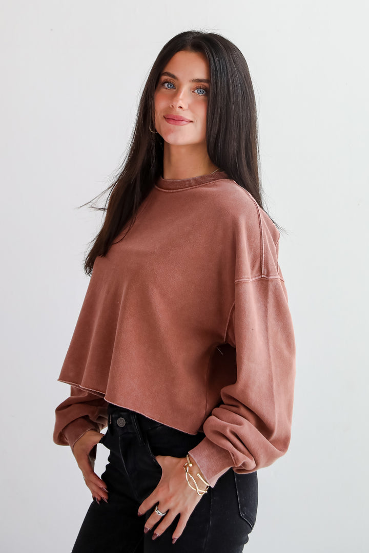 Chill Out Cropped Pullover