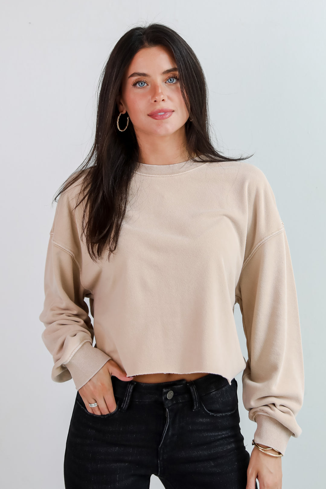 Chill Out Cropped Pullover