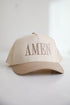 Amen Color Block Embroidered Hat