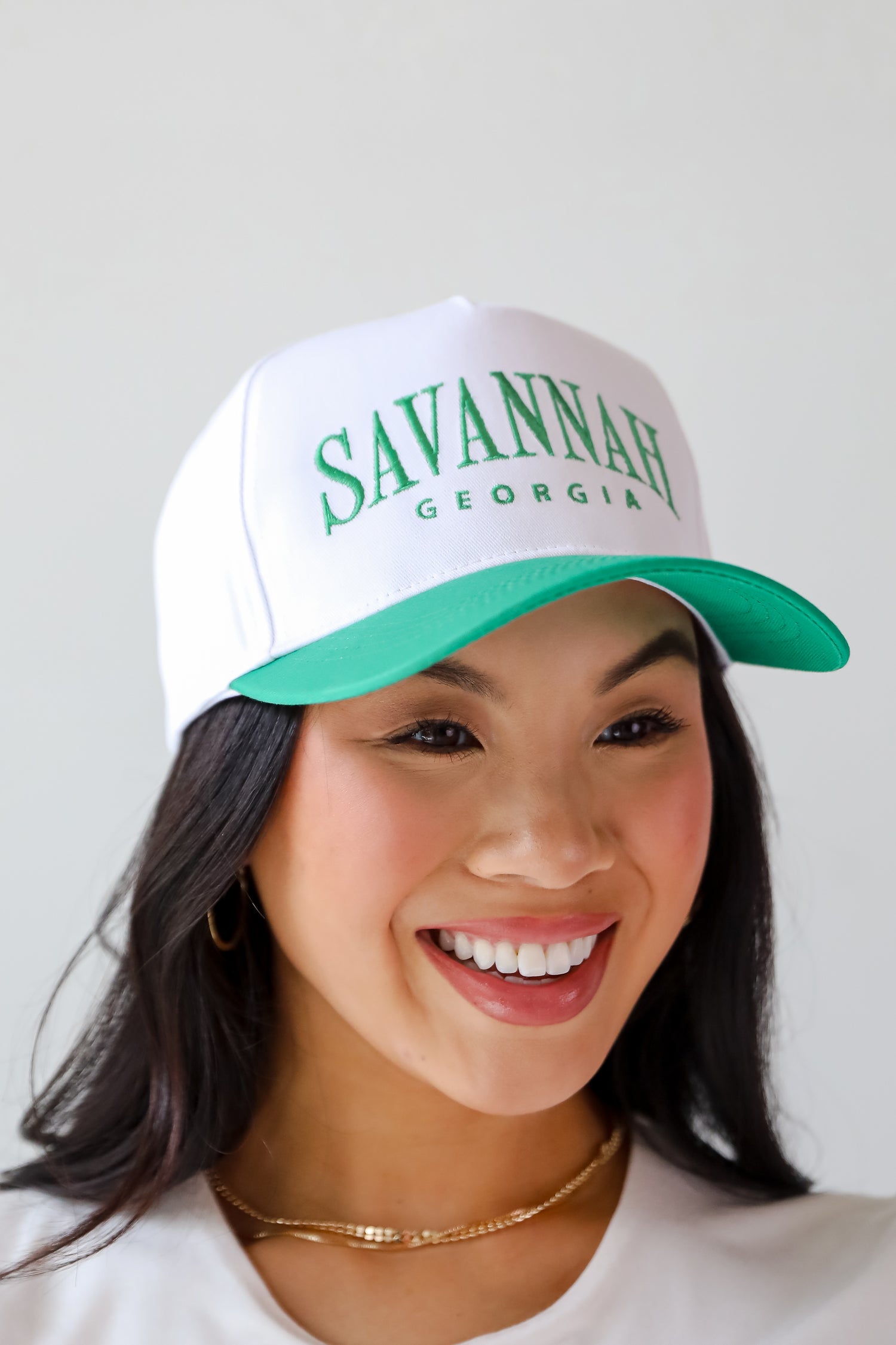 Green Savannah Georgia Color Block Hat