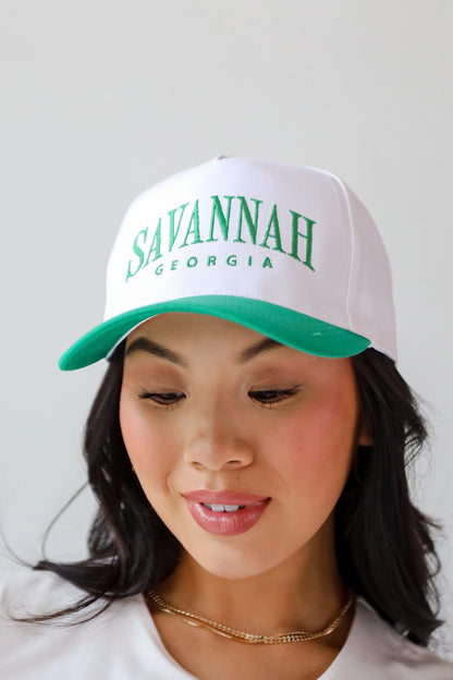 Green Savannah Georgia Color Block Hat