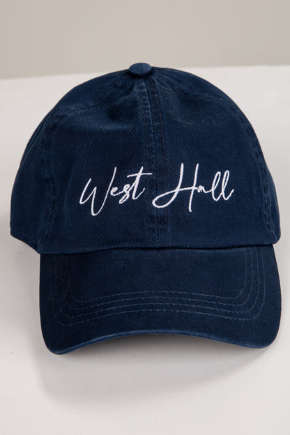 Navy blue cap with &