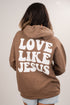 Brown Love Like Jesus Hoodie