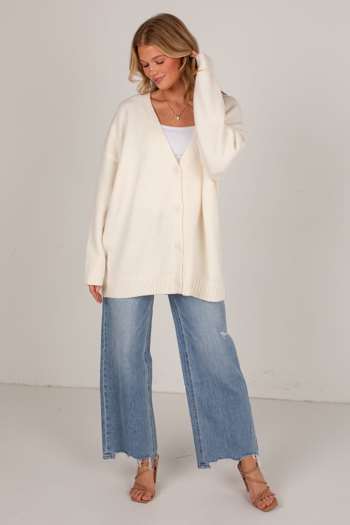 Atlanta Heart Graphic Sweater Cardigan