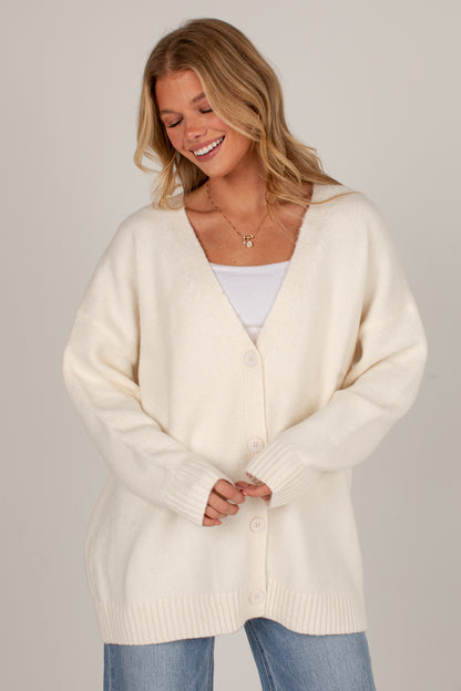 Atlanta Heart Graphic Sweater Cardigan
