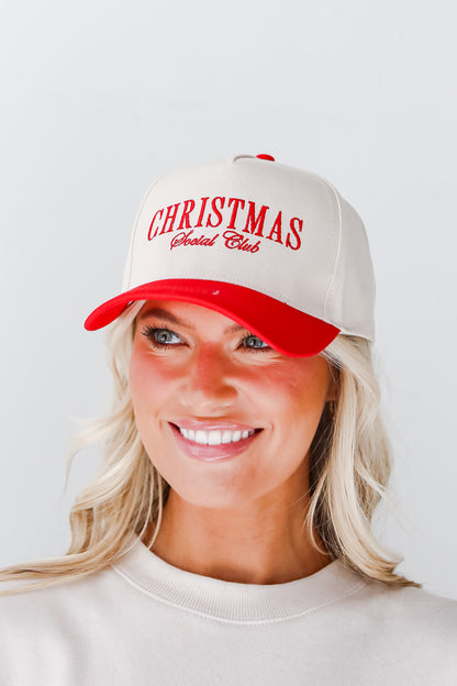 Red Christmas Social Club Hat