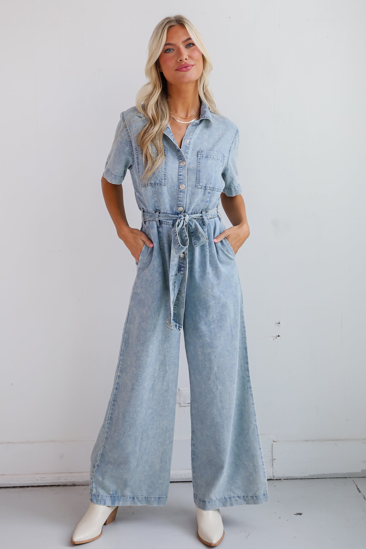 Fresh Perfection Denim Jumpsuit