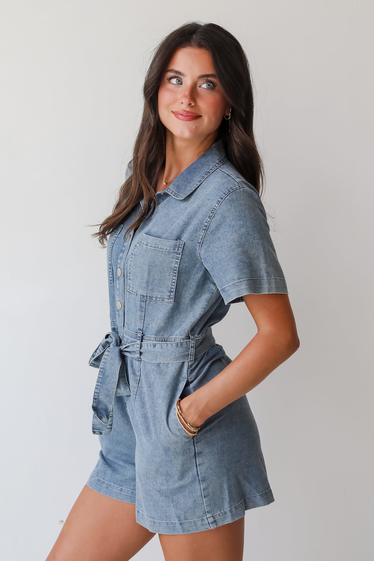 Amazing Perfection Denim Romper