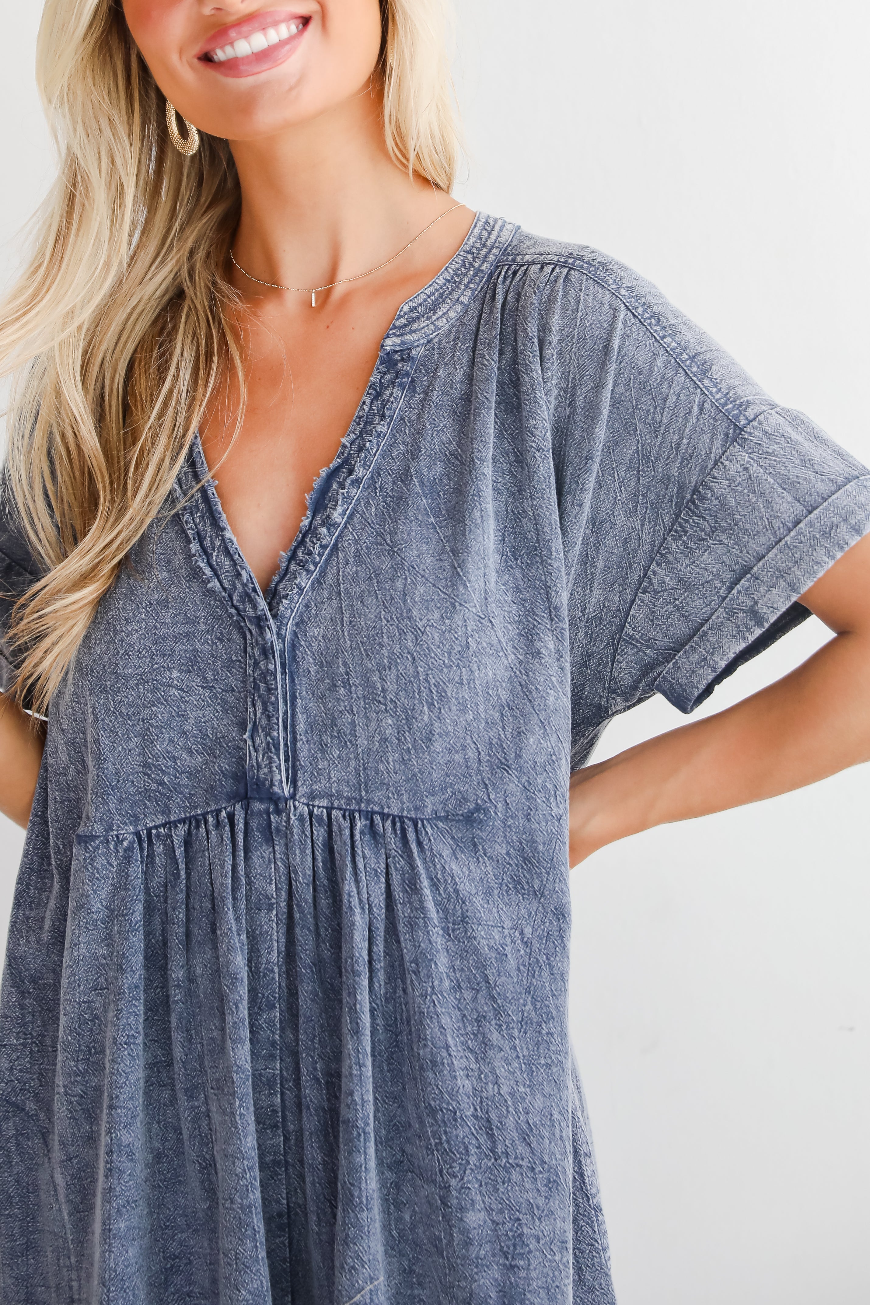 Trendy Momentum Denim Romper