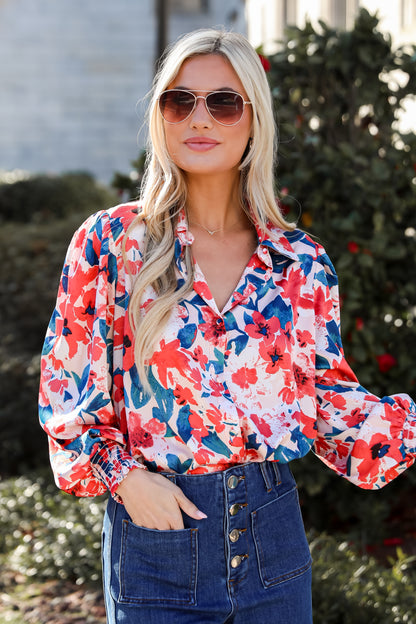 floral tops