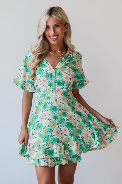 Something Special Floral Mini Dress