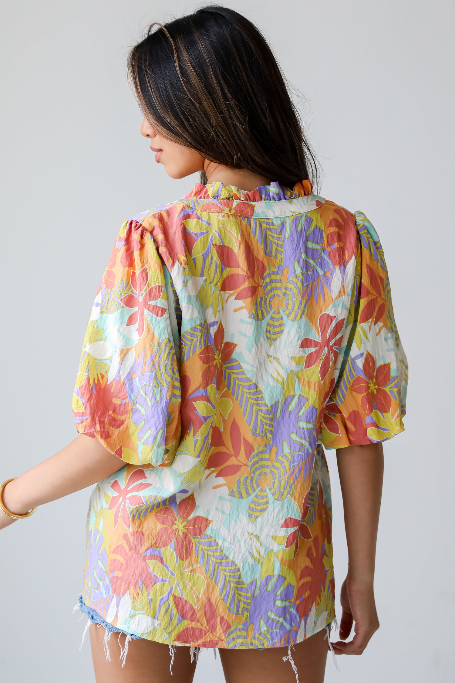 Majorly Poised Floral Blouse