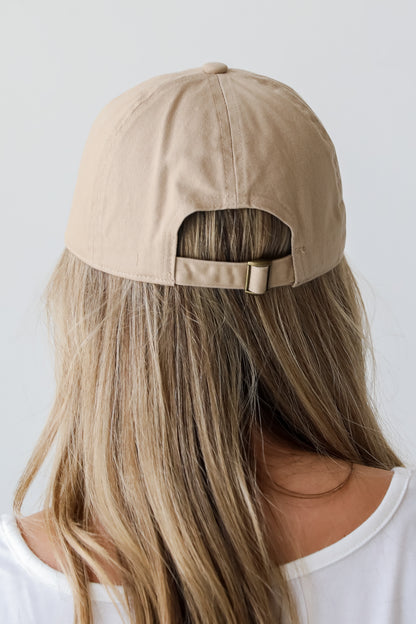 Tan Gainesville Embroidered Hat